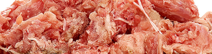 økohøne råt kød hjemmelavet mad til hunde